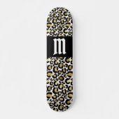 Personalisiertes Leopard-Druckskateboard Skateboard (Vorne)