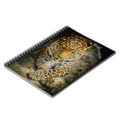Personalisiertes Leopard-Notebook Notizblock (Linke Seite)