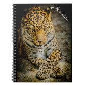 Personalisiertes Leopard-Notebook Notizblock (Vorderseite)