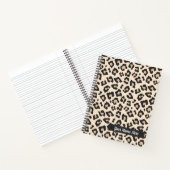 Personalisiertes Leopard Print SpiralNotebook Notizblock (Innenseite)