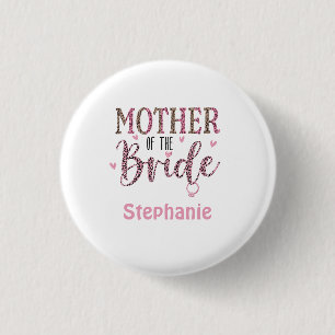 Personalisiertes Leopardenmuster-Geschenk für die  Button