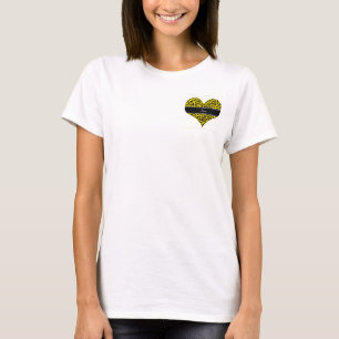 Personalisiertes Leopardenmuster T-Shirt