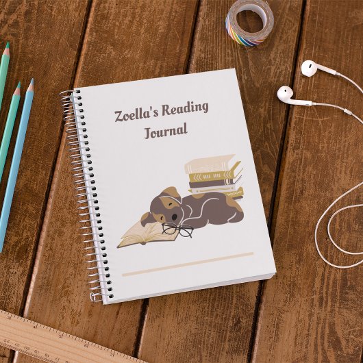 Personalisiertes Lesesaal-Notebook Notizblock