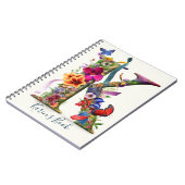 Personalisiertes Letter-K-Notebook Notizblock (Linke Seite)