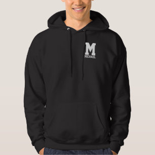 Personalisiertes Letterman-Monogramm Hoodie