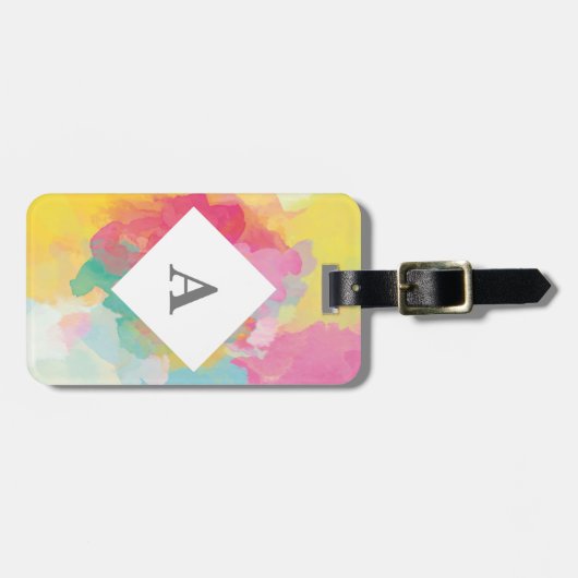 Personalisiertes leuchtendes Gepäckstück Gepäckanhänger (Vorderseite horizontal)