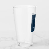 Personalisiertes Leuchtturm Nautical Blue Glas (Rechts)