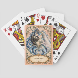 Personalisiertes Leviathan-Braut & Bräutigam-Hochz Spielkarten