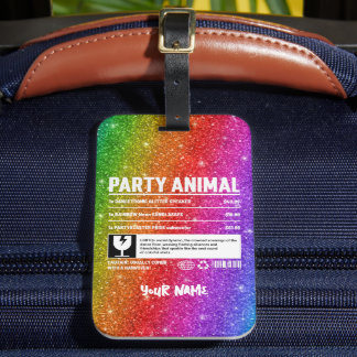 Personalisiertes LGBTQ-Party Gepäckanhänger