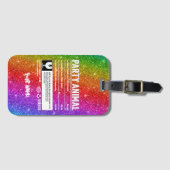 Personalisiertes LGBTQ-Party Gepäckanhänger (Vorderseite (Horizontal))