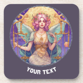 PERSONALISIERTES LIBRA ZODIAC-SIGN GETRÄNKEUNTERSETZER