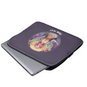 PERSONALISIERTES LIBRA ZODIAC-SIGN LAPTOPSCHUTZHÜLLE (Vorne Knopf)
