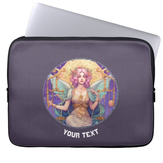 PERSONALISIERTES LIBRA ZODIAC-SIGN LAPTOPSCHUTZHÜLLE (Vorderseite)