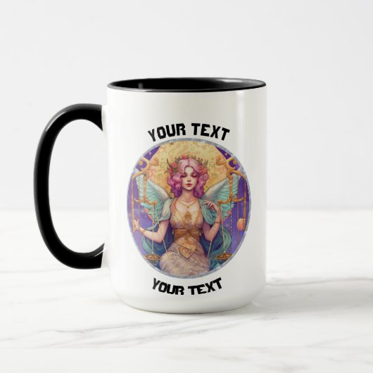 PERSONALISIERTES LIBRA ZODIAC-SIGN TASSE (Links)