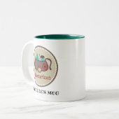 Personalisiertes Librarian-Geschenk Zweifarbige Tasse (Vorderseite Links)