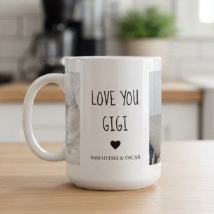 Personalisiertes Liebes Gigi Foto Kaffeetasse