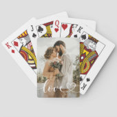 Personalisiertes Liebesfoto Spielkarten (Rückseite)