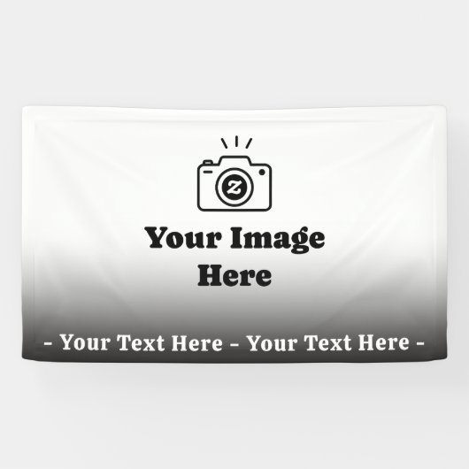 Personalisiertes Lieblingsfoto mit Text Banner (Horizontal)
