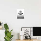 Personalisiertes Lieblingsfoto mit Text Poster (Heimbüro)