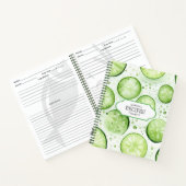 Personalisiertes Lieblingsrezeptorbuch Notizblock (Innenseite)