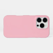 Personalisiertes LightPink iPhone-Case mit individ iPhone Hülle (Rückseite (Horizontal))