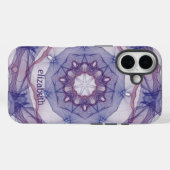 Personalisiertes Lila Design Case-Mate iPhone Hülle (Rückseite (Horizontal))