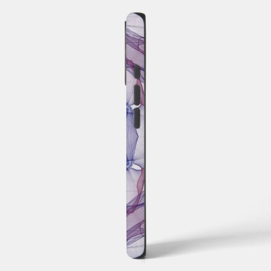 Personalisiertes Lila Design Case-Mate iPhone Hülle (Rückseite / Links)