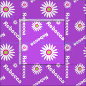 Personalisiertes lila Farbmuster Stoff (Kachel)