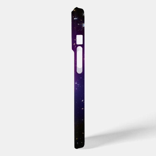 Personalisiertes Lila Galaxy Celestial Foto Case-Mate iPhone Hülle (Rückseite / Links)