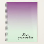 Personalisiertes Lila Ombre Planner Notebook Planer<br><div class="desc">Personalisiertes Lila Ombre Planner Notebook</div>