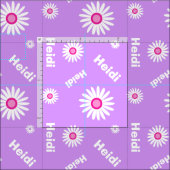 Personalisiertes lila-rosa Farbmuster Stoff (Kachel)
