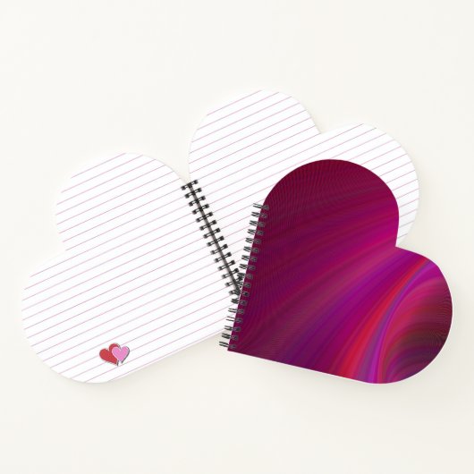 Personalisiertes Lila SpiralNotebook mit glatter T Notizblock (Innenseite)