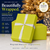 Personalisiertes Limette-Geschenkverpackungspapier Geschenkpapier