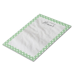 Personalisiertes liniertes Papier Notizblock