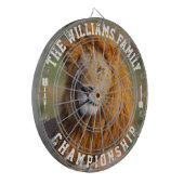 Personalisiertes Lion-Foto mit benutzerdefinierten Dartscheibe (Vorderseite Links)