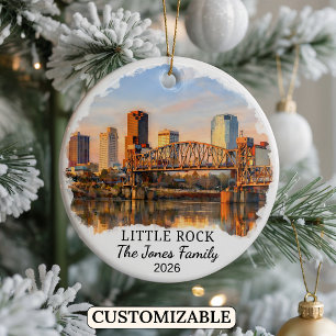 Personalisiertes Little Rock-Ornament, individuell Keramik Ornament