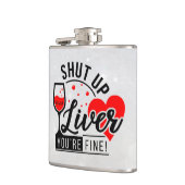 Personalisiertes Liveangebot Flachmann (Links)