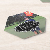 Personalisiertes Loch in einem Foto und Stationen Untersetzer (angewinkelt)