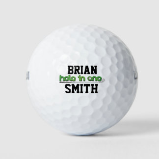Personalisiertes Loch in einem Sport Golfball