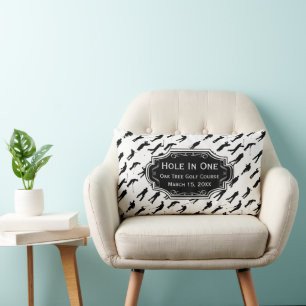 Personalisiertes Loch in einer Höhle GOLFER Lendenkissen