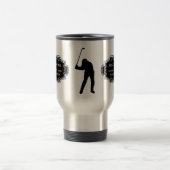 Personalisiertes Loch in einer Höhle GOLFER Reisebecher (Mittel)