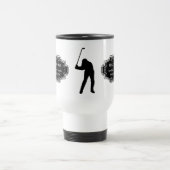 Personalisiertes Loch in einer Höhle GOLFER Reisebecher (Mittel)