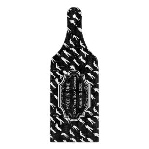 Personalisiertes Loch in einer Höhle GOLFER Schneidebrett