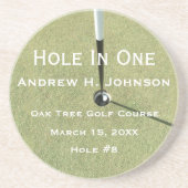 Personalisiertes Loch in einer Höhle Lodge Unterse Getränkeuntersetzer (Vorne)