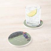 Personalisiertes Loch in einer Höhle Lodge Unterse Sandstein Untersetzer (Seite)