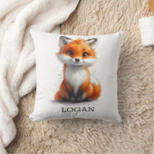 Personalisiertes Logan Fox Cub Kissen (Decke)