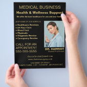 Personalisiertes Logo, Allgemeinarzt, Krankenpfleg Flyer (Hand)