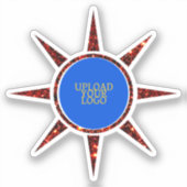 personalisiertes Logo Aufkleber (Vorderseite)