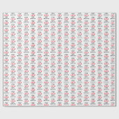 Personalisiertes Logo-Branding für Unternehmen Geschenkpapier (Flach)