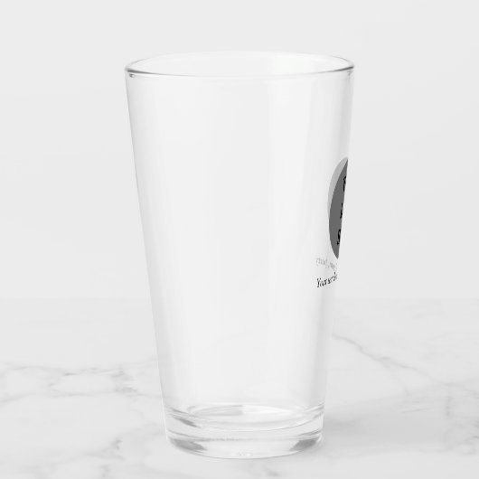 Personalisiertes Logo Business Text Black Script B Glas (Rechts)